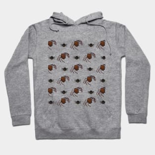 halloween autumn spider pattern Hoodie